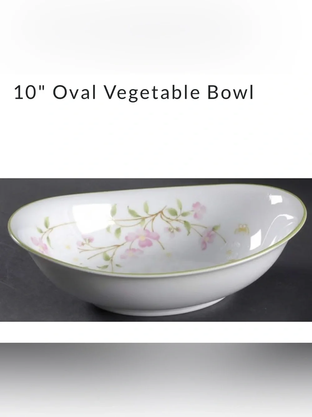 Noritake First Blush Vegetable Side Dish Bowl